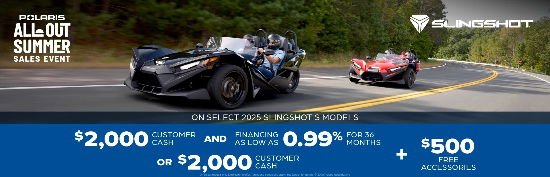 All Out Summer - 2025 Slingshot S Models alt