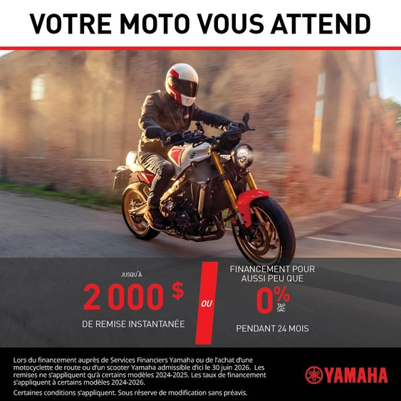 Votre Moto Yamaha 2026 vous attends à Drummondville alt