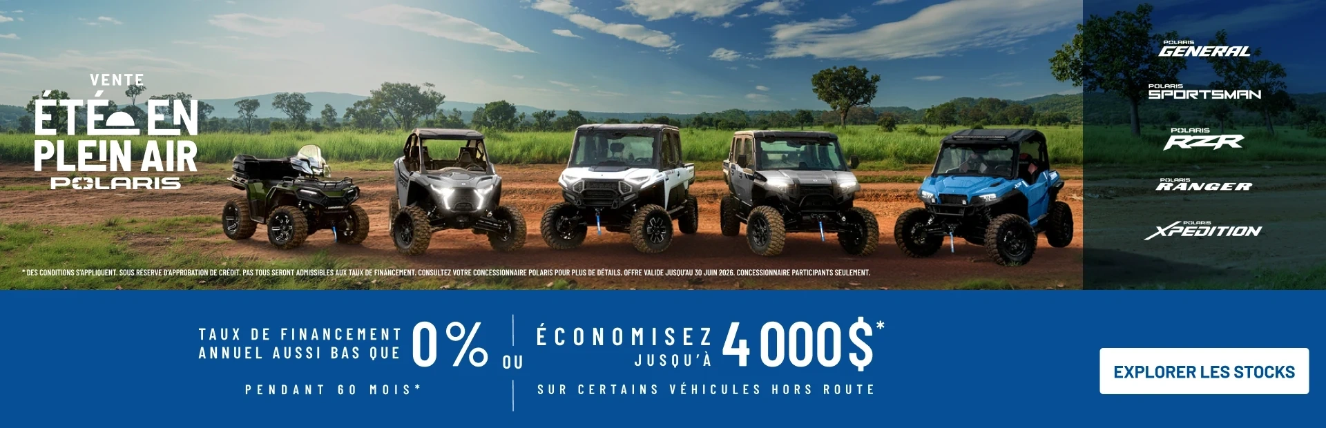 Vente été en plein air alt