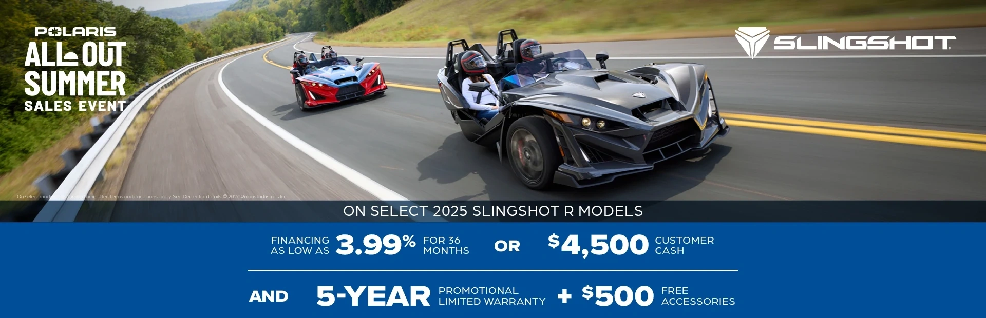 All Out Summer - 2025 Slingshot R Models alt