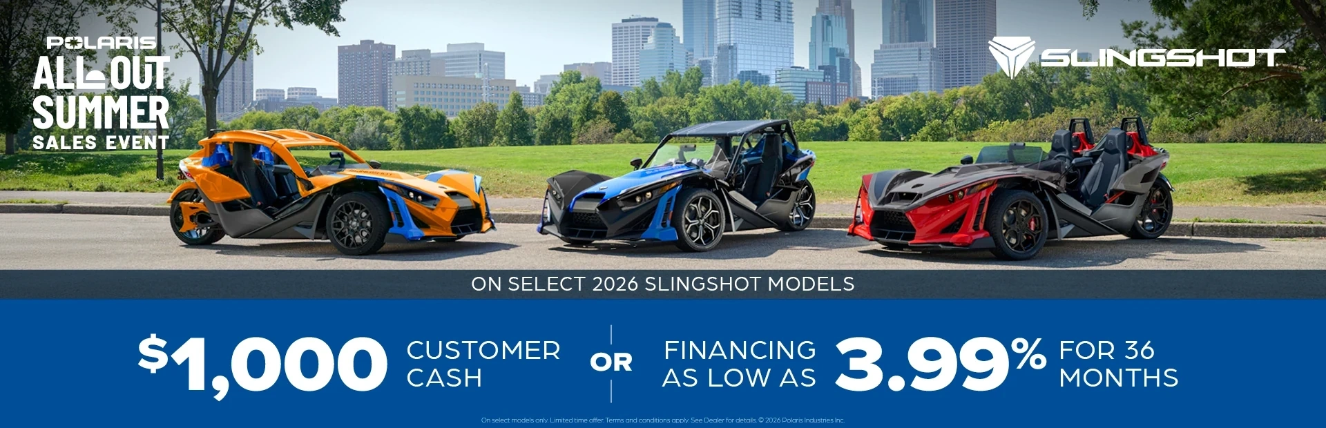 All Out Summer - 2026 Slingshot Models alt