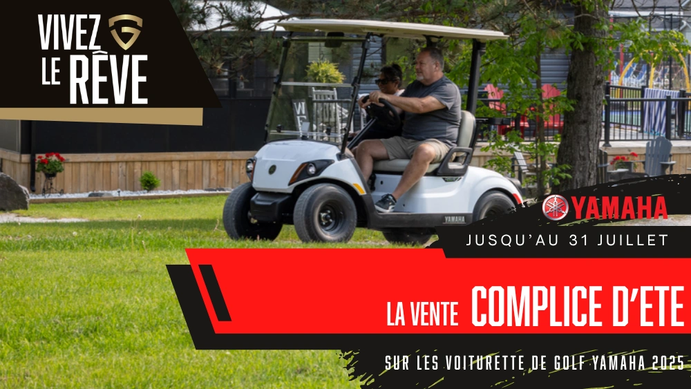 La vente COMPLICE D'ÉTÉ - Voiturettes de golf Yamaha alt