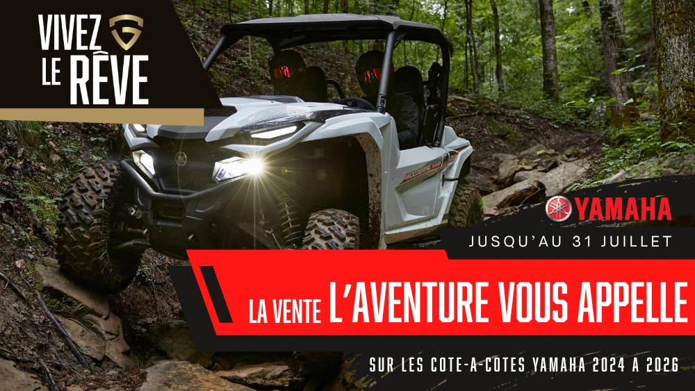 La vente L'AVENTURE VOUS APPELLE - Côte-à-côte Yamaha alt
