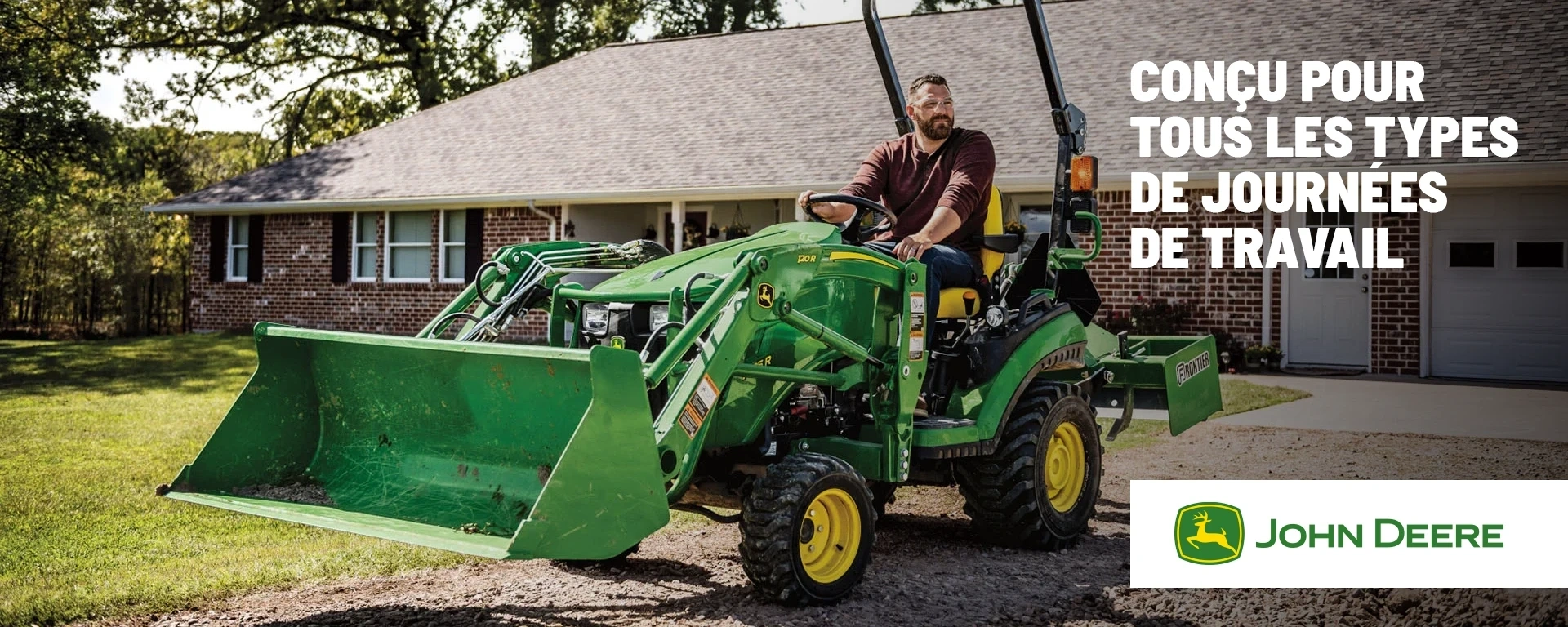 Gardez votre machine à la hauteur d’un Deere. alt