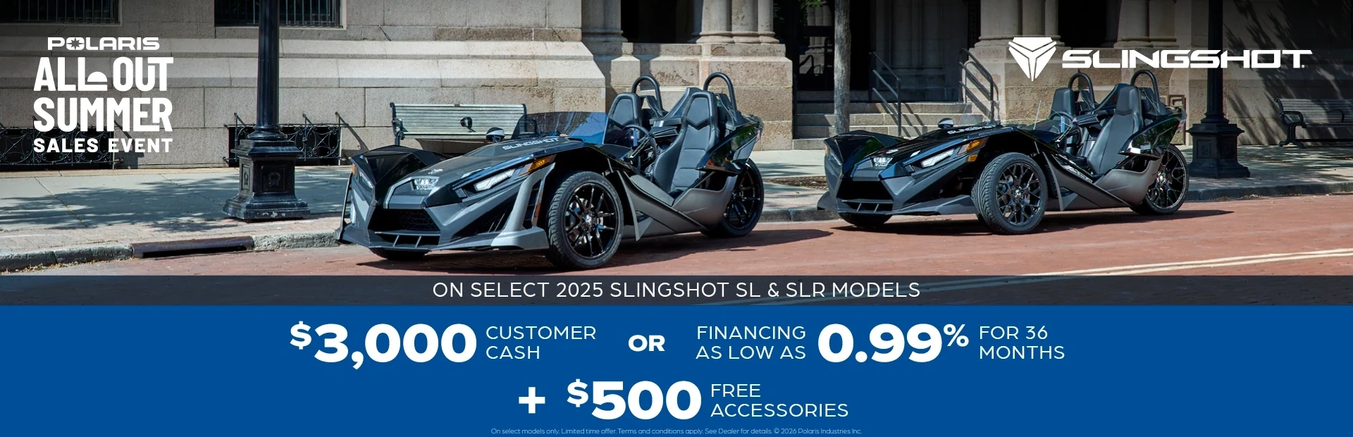 All Out Summer - 2025 Slingshot SL and SLR models alt