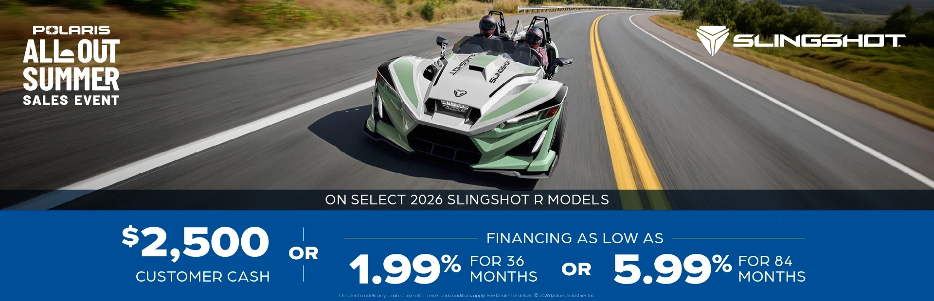 All Out Summer - 2026 Slingshot R Models alt