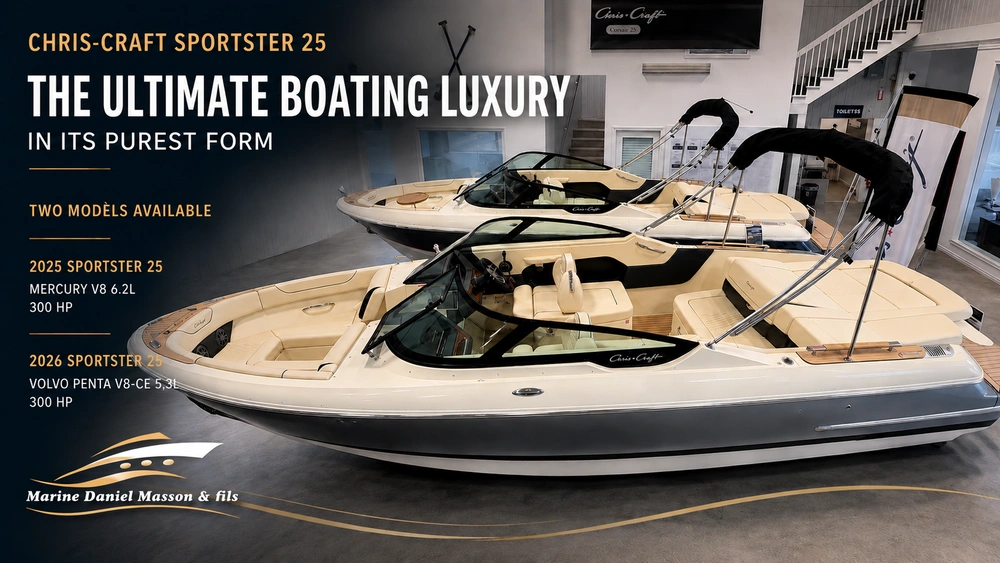 Chris-Craft Sportster 25: The Ultimate Luxury Boat in Quebec alt