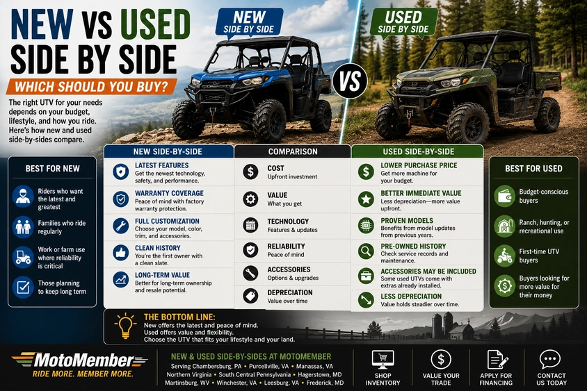 New vs Used Side by Side: UTV Buyer Guide alt