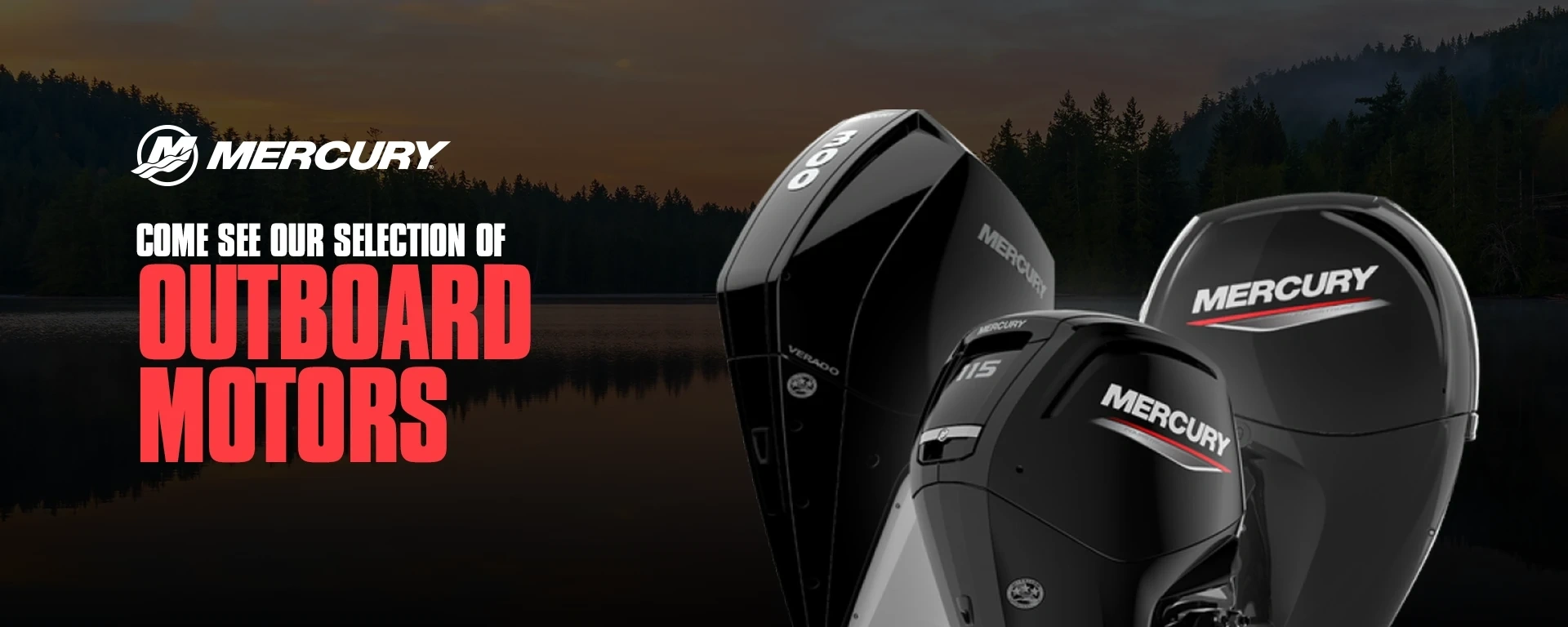 Come see our selection of outboard motors alt