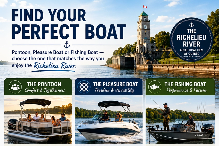 Pontoon, pleasure boat or fishing boat: which one to choose? alt