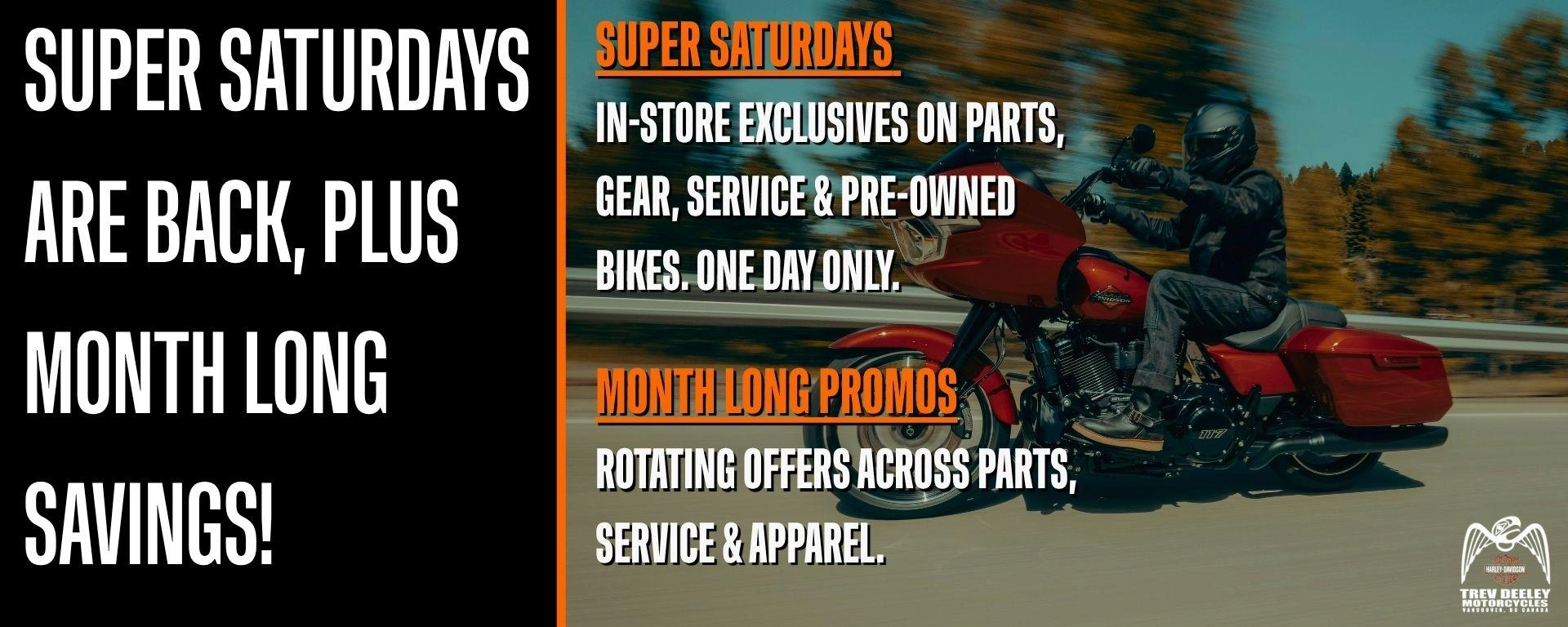 Super Saturday & Month Long Promos alt