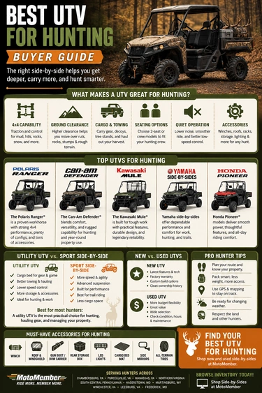 Best UTV for Hunting | Side-by-Side Buyer Guide alt