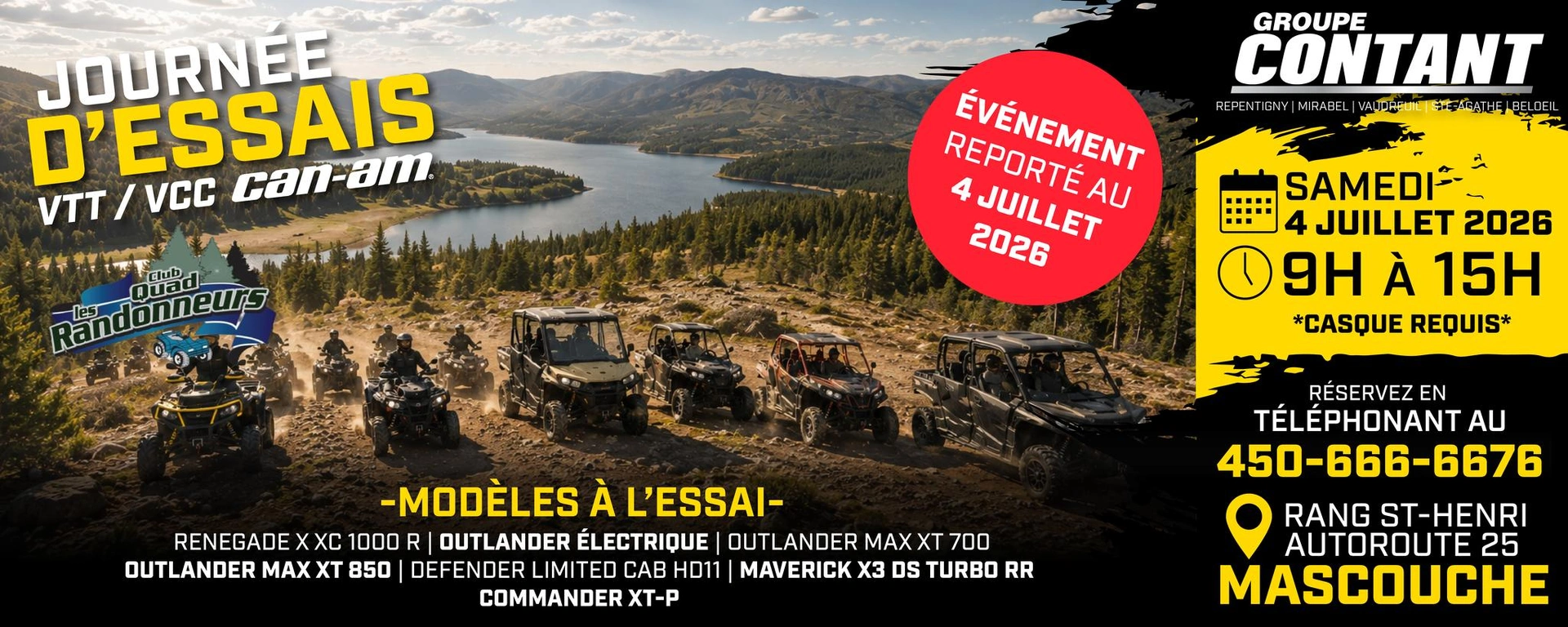 Essai VTT et VCC - Repentigny alt