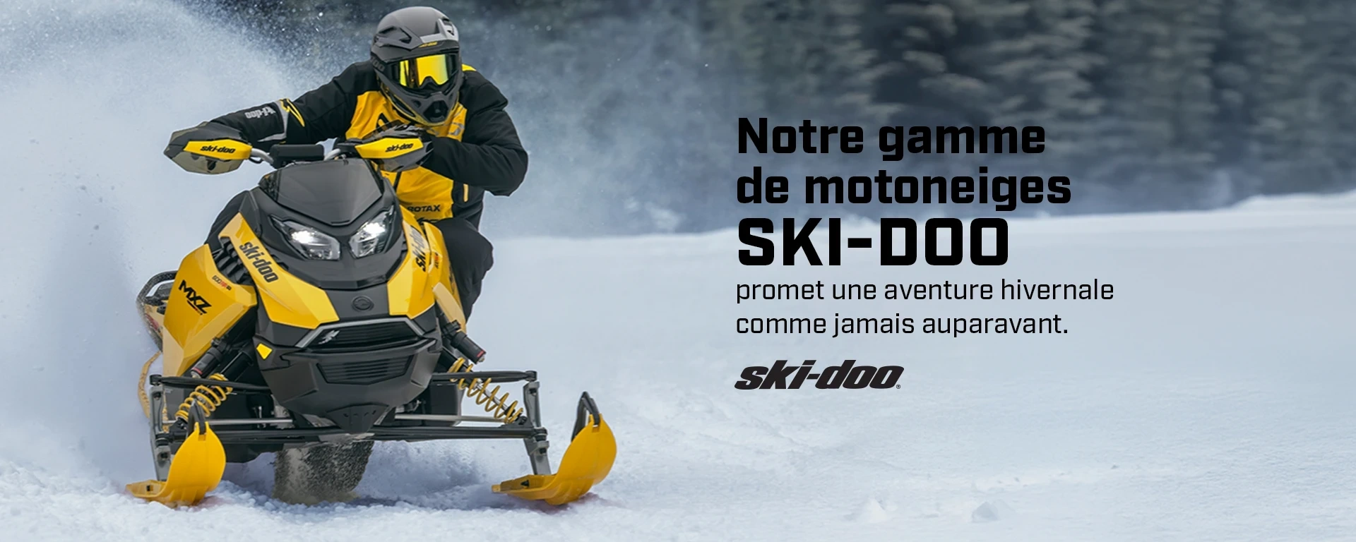 Notre gamme de motoneiges Ski-Doo promet une aventure hivernale comme jamais auparavant. alt