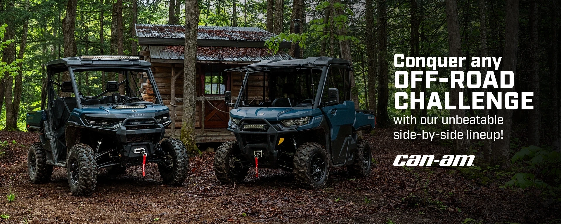 Conquer any off-road challenge with our unbeatable side-by-side lineup! alt