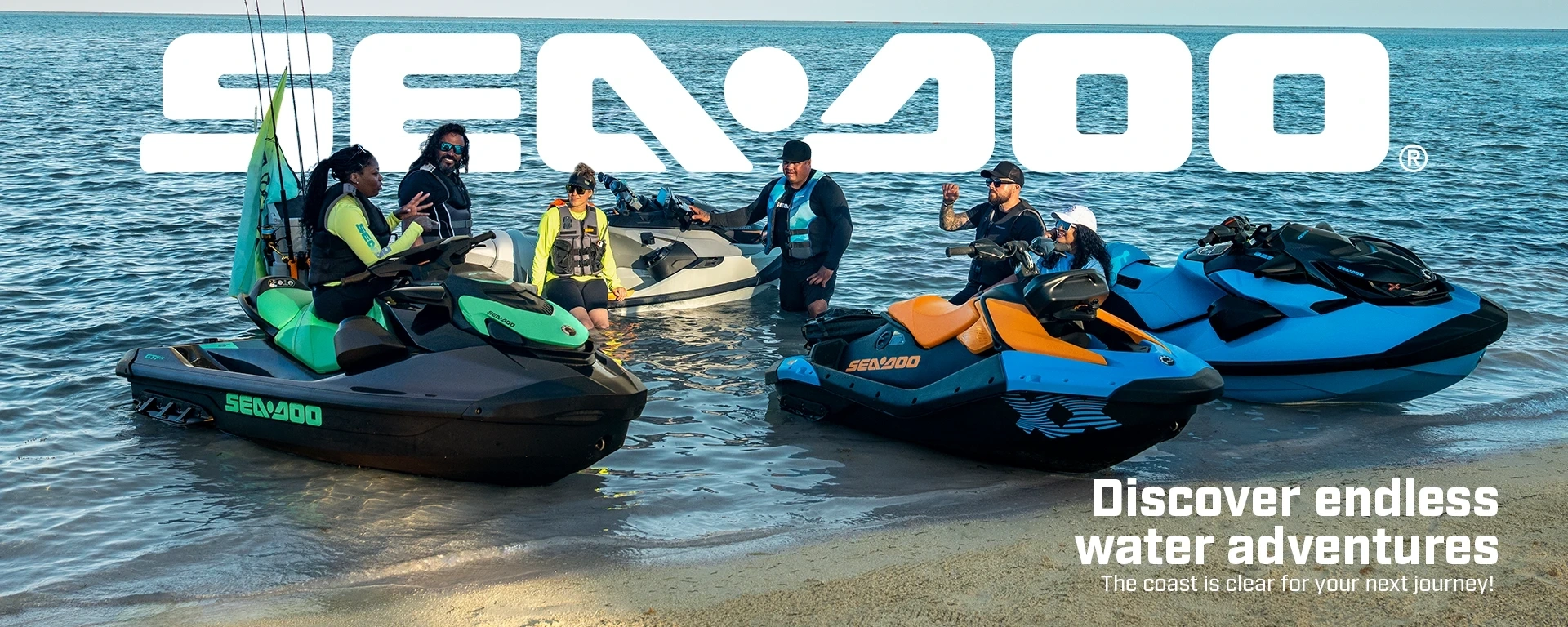 Discover endless water adventures The coast is clear for your next journey! alt