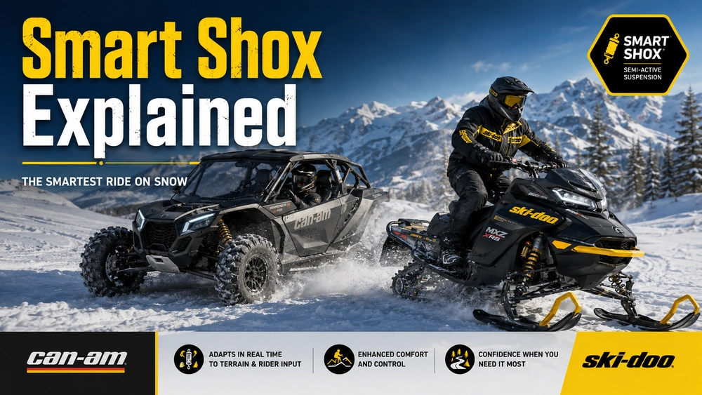 What Are Smart-Shox? A Complete Guide to Can-Am and Ski-Doo Semi-Active Suspension alt