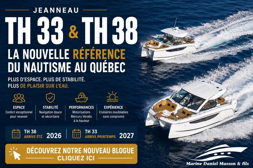 Jeanneau TH 33 et TH 38 : Les nouveaux catamarans de luxe qui révolutionnent le nautisme au Québec alt