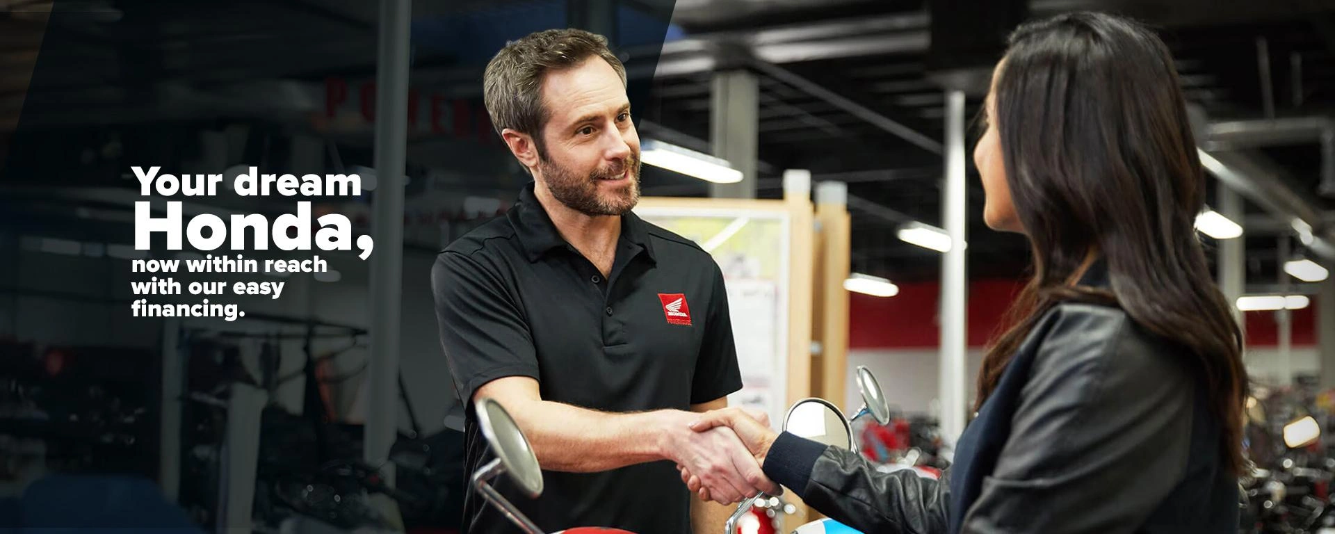 Your dream Honda, now within reach with our easy financing. alt