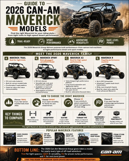 Guide to 2026 Can-Am Maverick Models alt