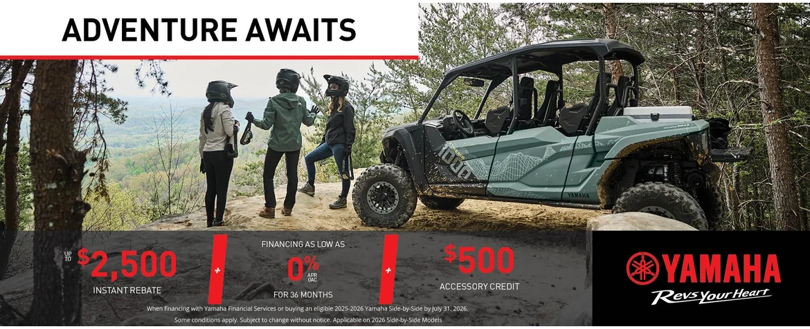 Adventure Awaits Sales Event - Side-by-sides