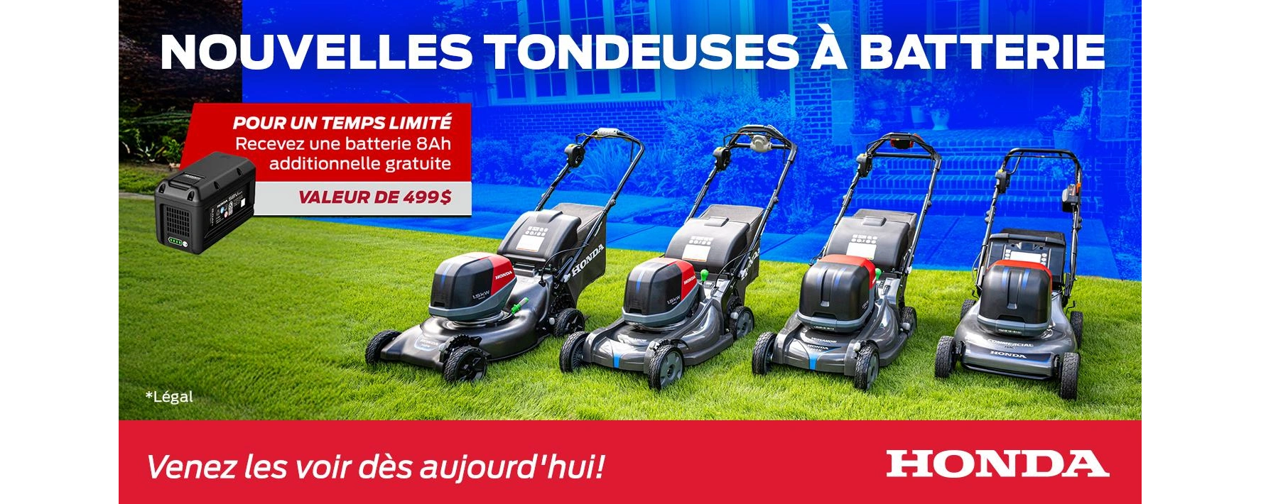 Tondeuses a Batterie Honda alt