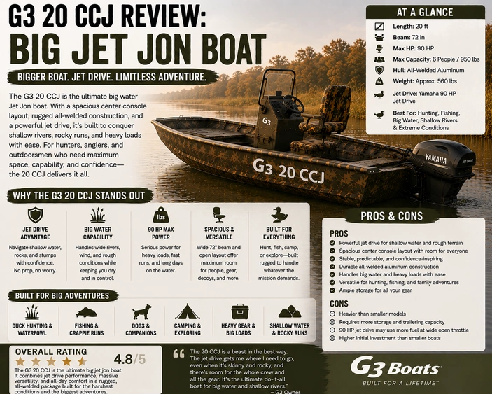G3 20 CCJ Review: Big Jet Jon Boat alt
