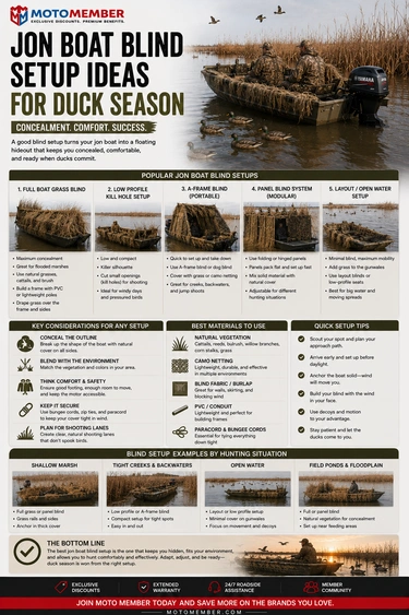 Jon Boat Blind Setup Ideas for Duck Season alt