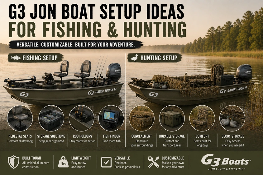 G3 Jon Boat Setup Ideas for Fishing & Hunting alt