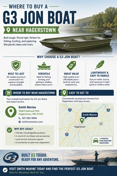 Where to Buy a G3 Jon Boat Near Hagerstown alt