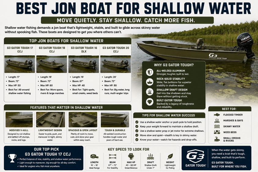 Best Jon Boat for Shallow Water alt