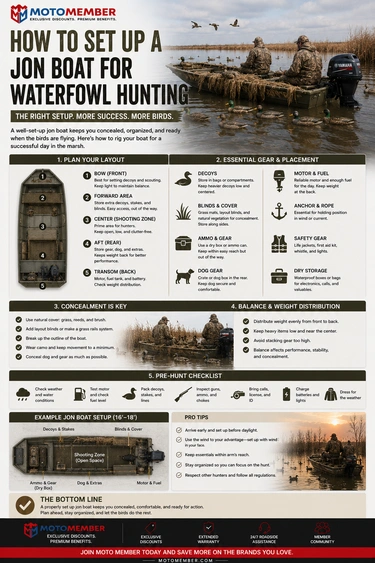 How to Set Up a Jon Boat for Waterfowl Hunting alt
