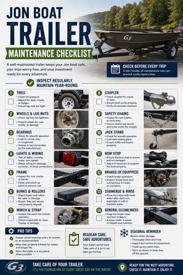 Jon Boat Trailer Maintenance Checklist alt