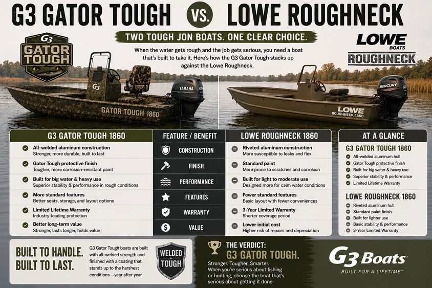 G3 Gator Tough vs Lowe Roughneck alt