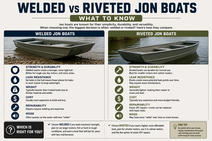 Welded vs Riveted Jon Boats: What to Know alt
