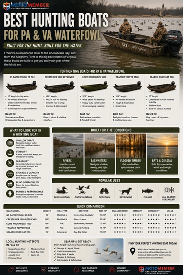 Best Hunting Boats for PA and VA Waterfowl alt