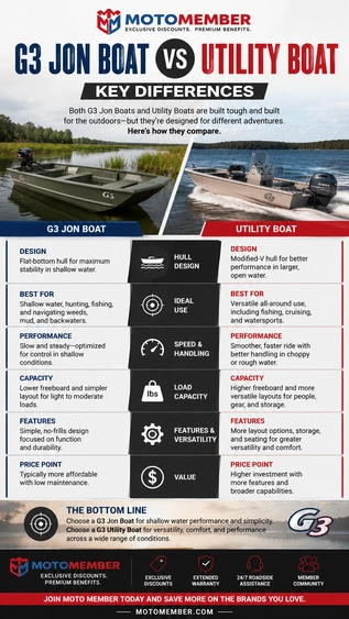 G3 Jon Boat vs Utility Boat: Key Differences alt