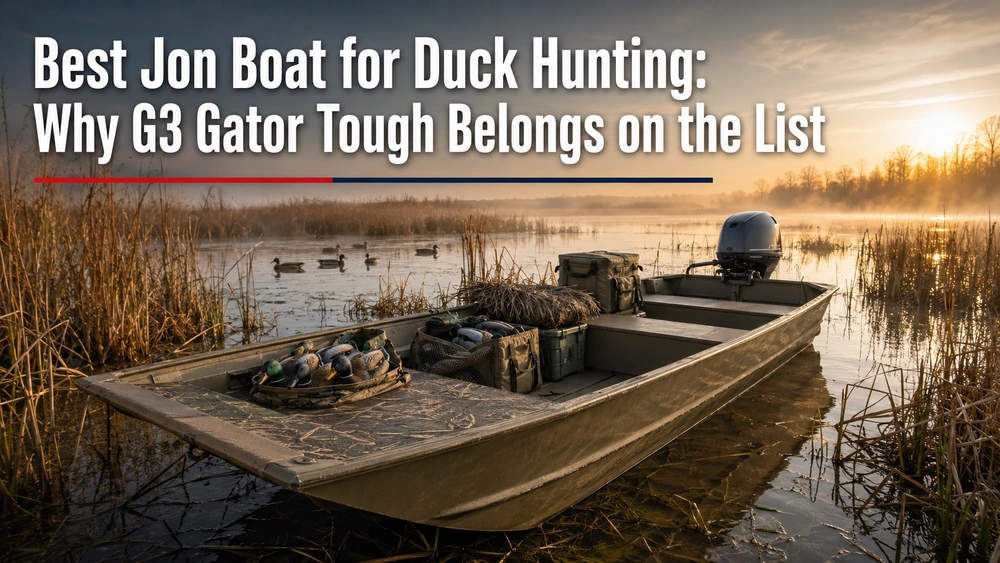 Best Jon Boat for Duck Hunting: G3 Gator Tough alt