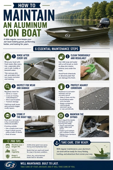 How to Maintain an Aluminum Jon Boat alt