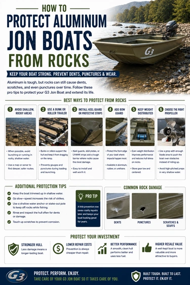 Protect Aluminum Jon Boats from Rocks alt