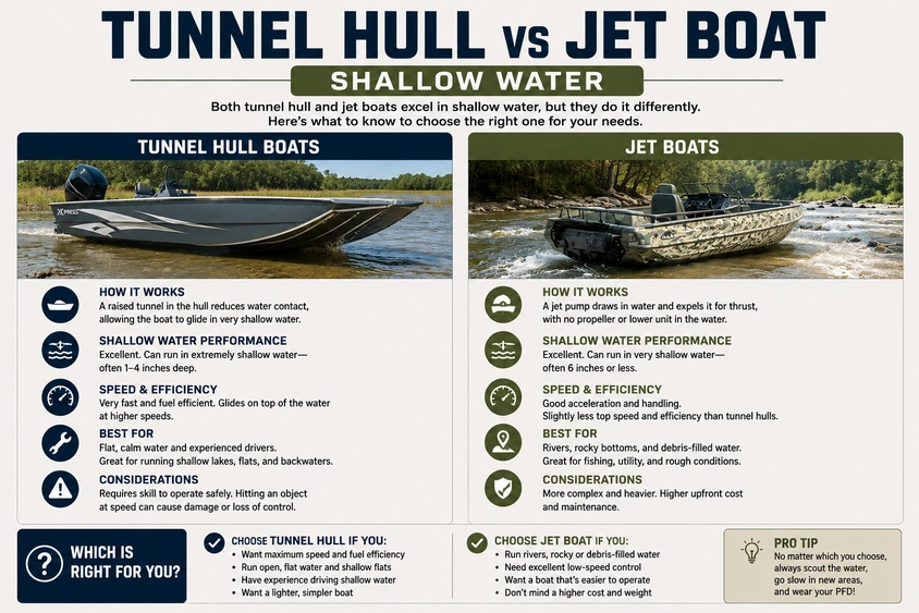 Tunnel Hull vs Jet Boat: Shallow Water alt