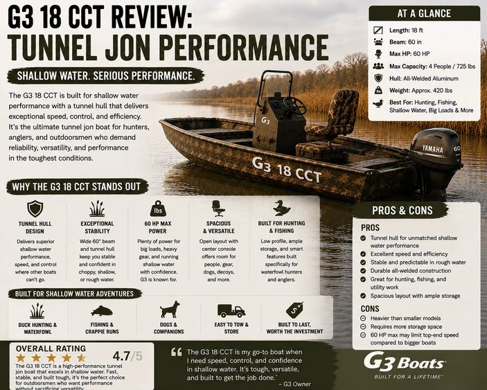 G3 18 CCT Review: Tunnel Jon Performance alt