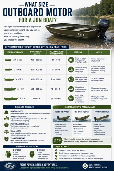 What Size Outboard Motor for a Jon Boat? alt