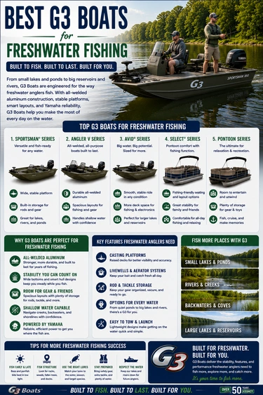 Best G3 Boats for Freshwater Fishing alt