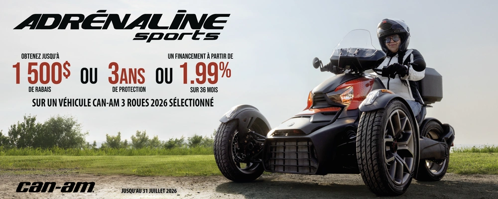 Promo Can-Am 3 roues alt