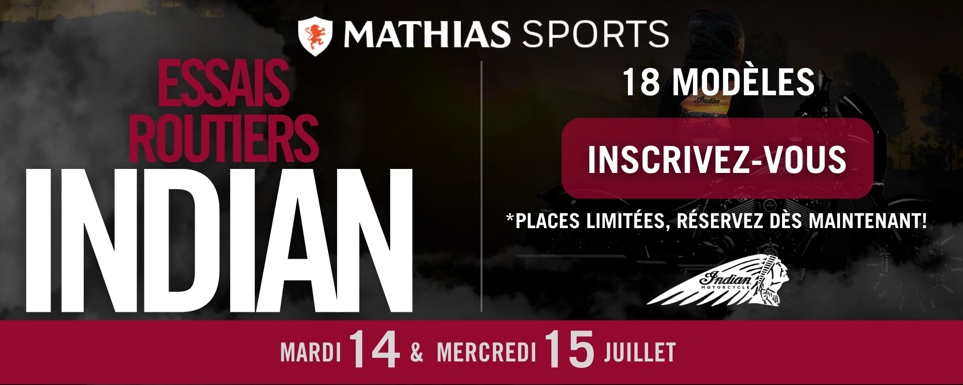 14-15 juillet Essais routiers INDIAN alt