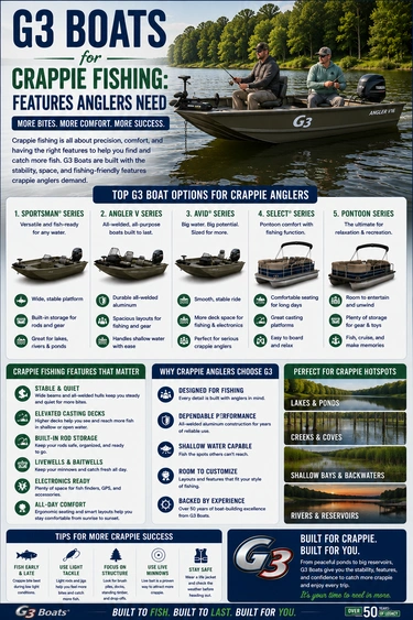 G3 Boats for Crappie Fishing: Features Anglers Need alt