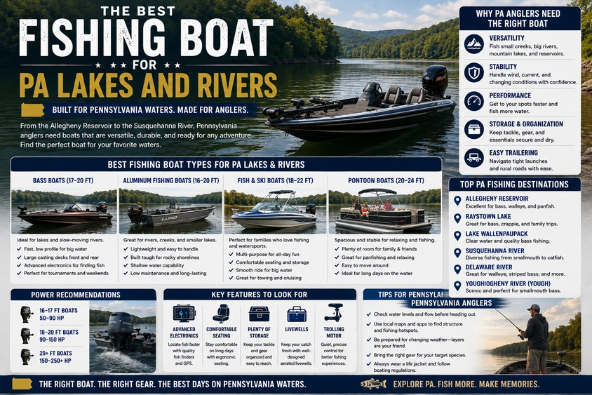 Best Fishing Boat for PA Lakes and Rivers alt