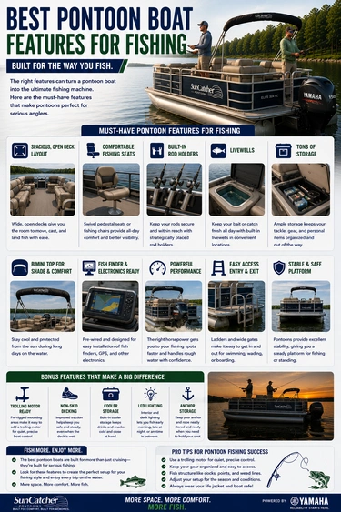 Best Pontoon Boat Features for Fishing alt