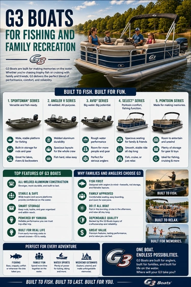 G3 Boats for Fishing and Family Recreation alt